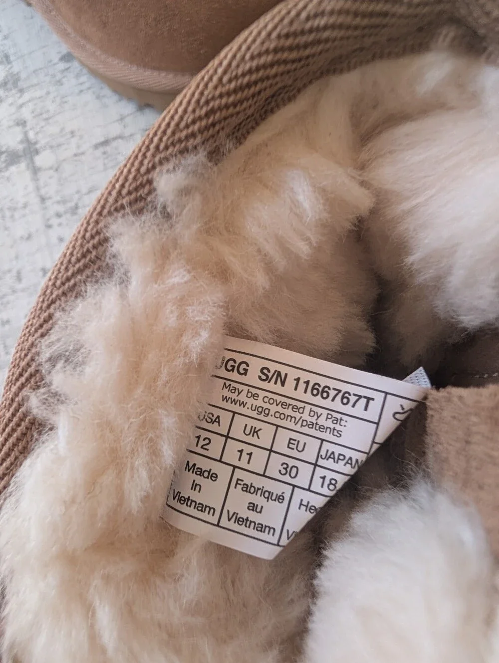 UGG Kids Chestnut Suede Shearling-Lined Boots